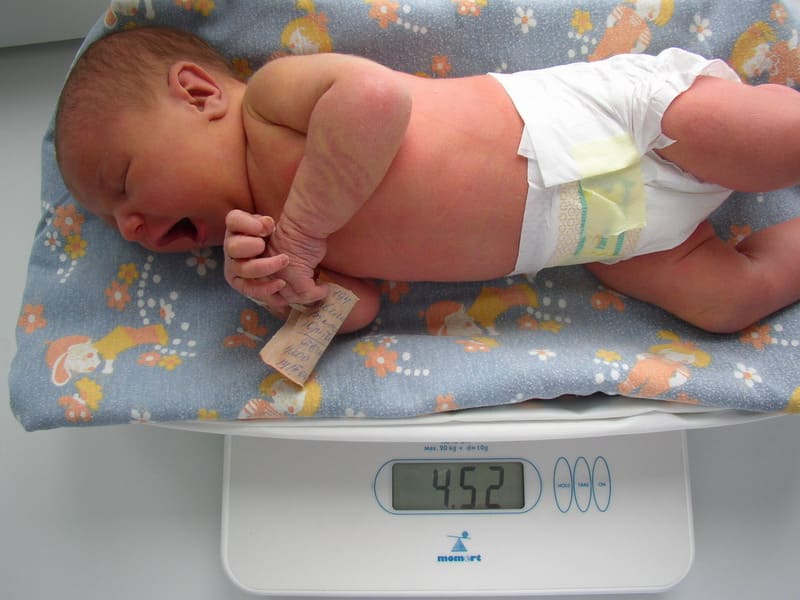 Вес у новорожденных