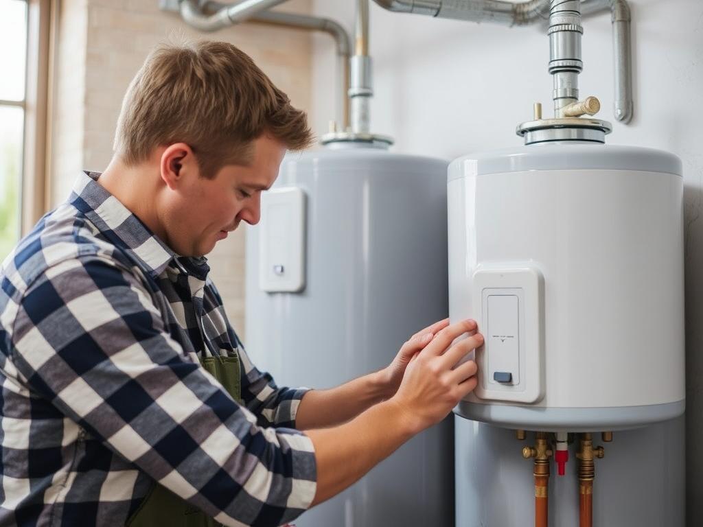 Repair of gas water heatersфото