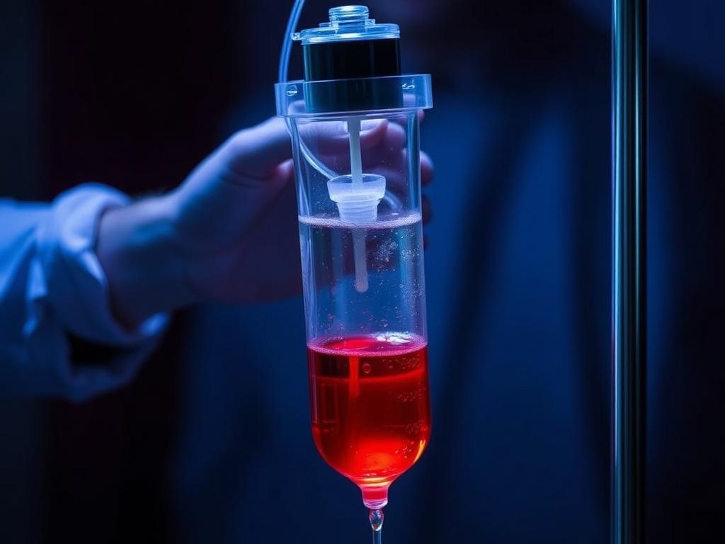 IV drip for a hangoverфото
