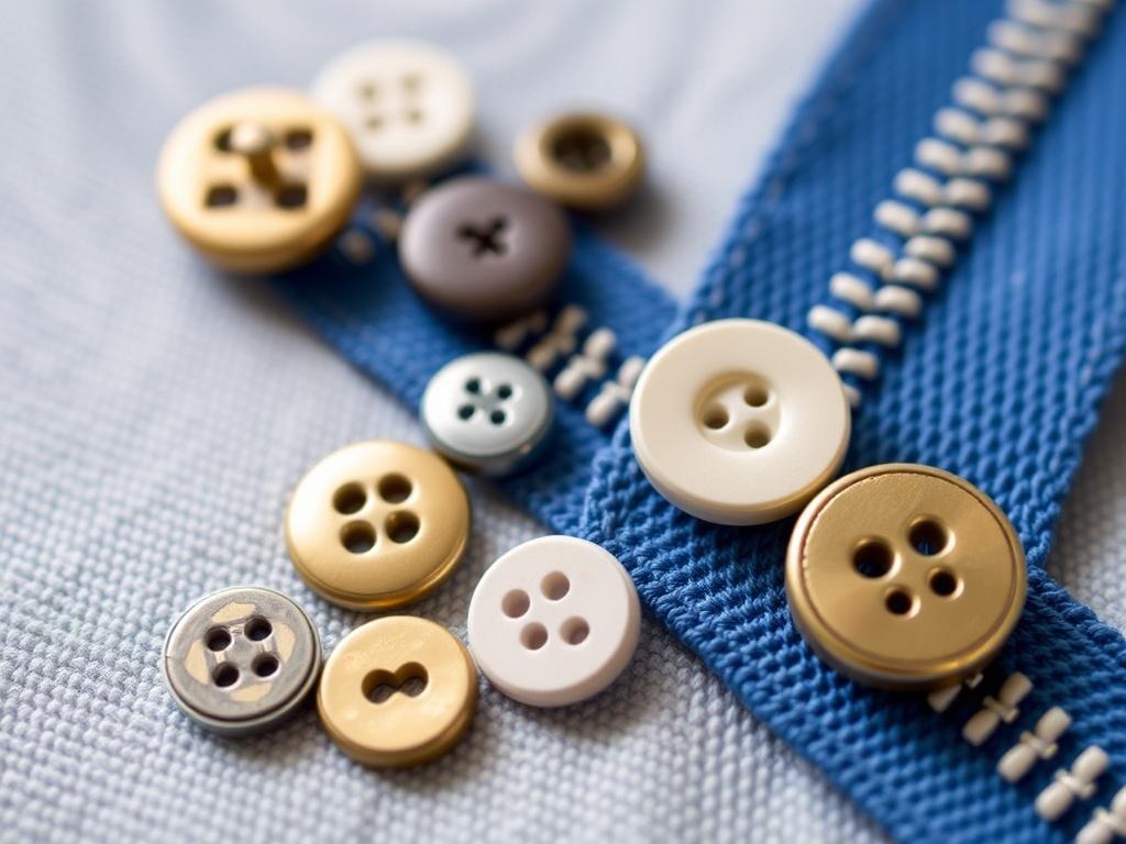 hardware for sewing buttons zippersфото
