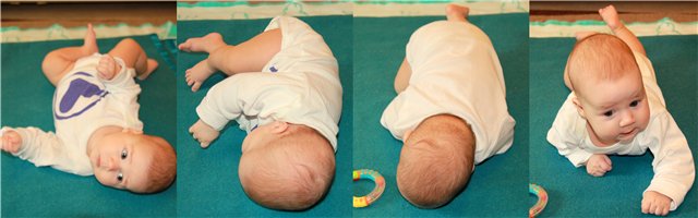 Ребенок в 6 месяцев не переворачивается со спины на живот - счастливые роды