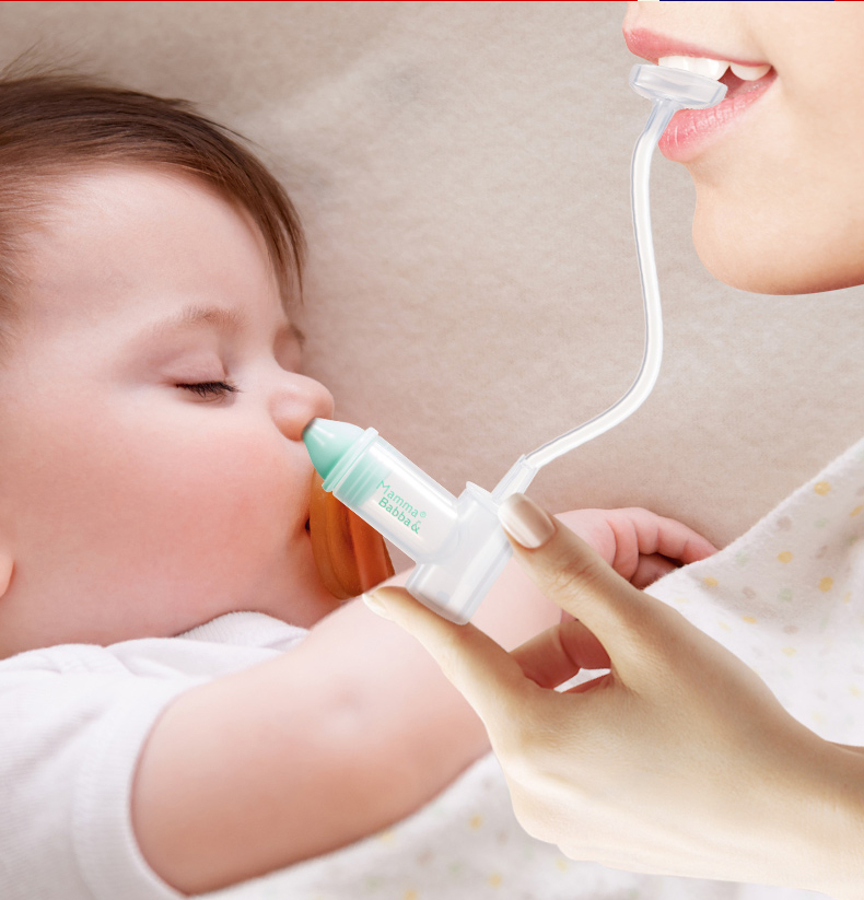 Как достать козявки у новорожденного из носа