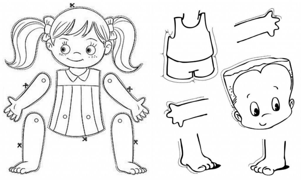 Дидактические игры с ребенком на изучение частей тела