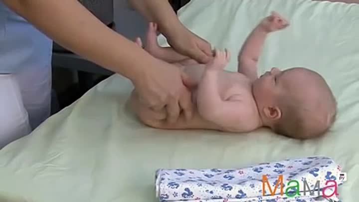 Массаж ребёнку при коликах