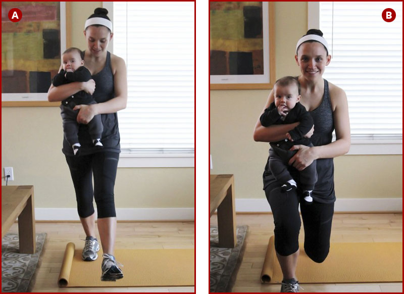 Фитнес с ребенком: 6 упражнений для мамы и малыша в картинках