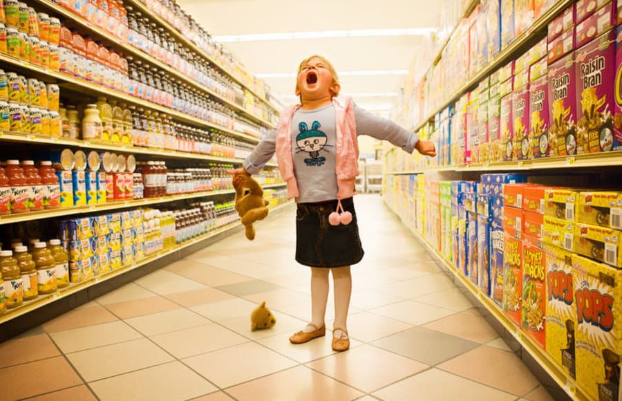 6 советов как избежать детских истерик в продуктовом магазине