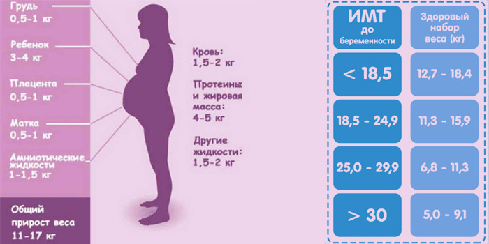 Как не набрать вес во время беременности - медицинский портал eurolab