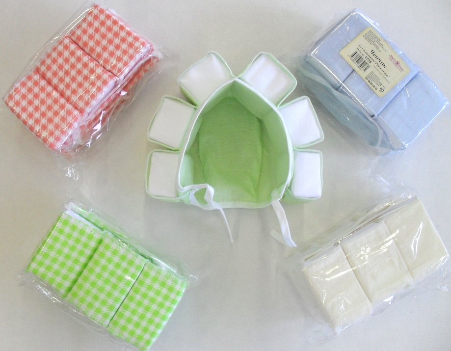 Шапочка для купания младенцев с пенопластом