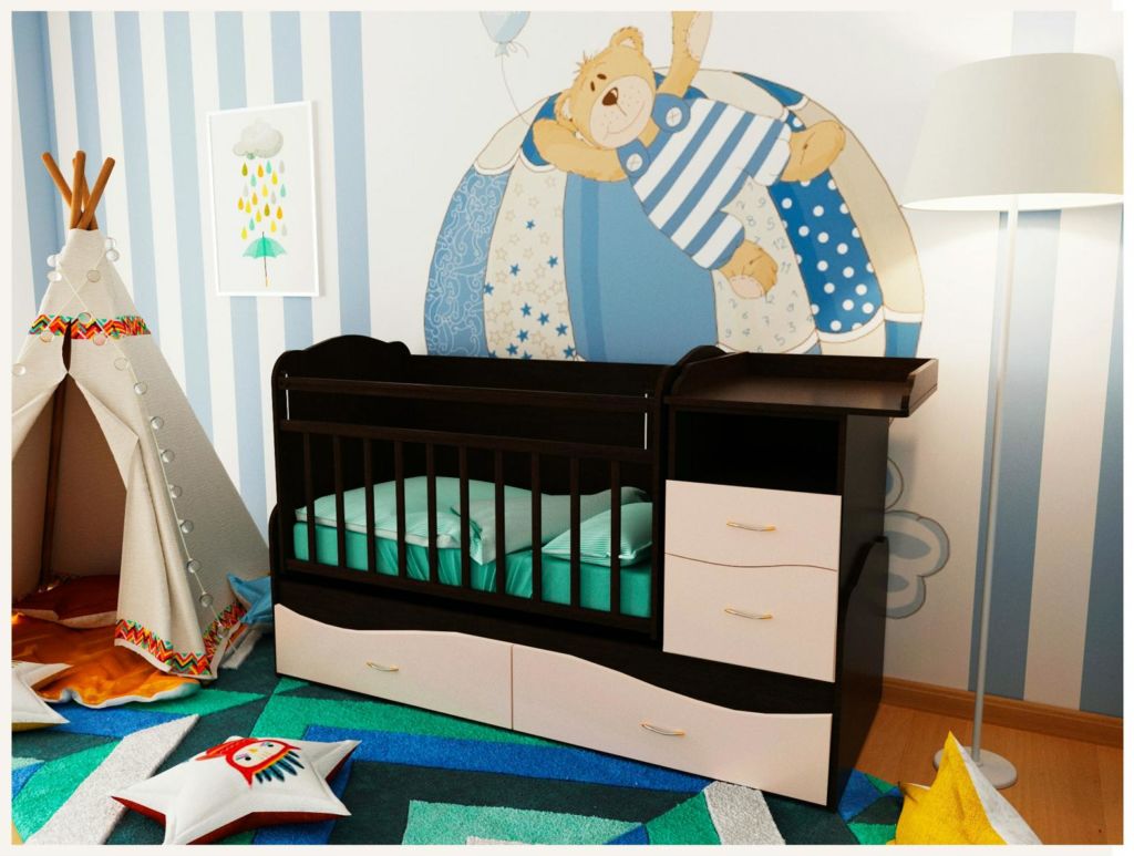 Выбираем кроватку для новорожденного: виды, материалы, механизмы