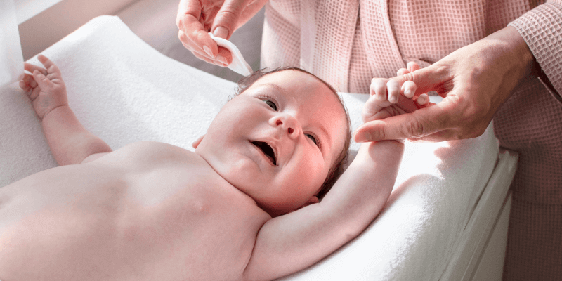 Опрелости у новорожденного ребенка