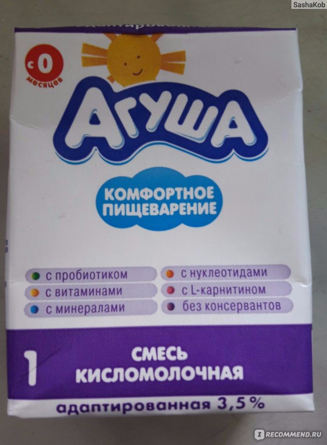 Адаптированная кисломолочная смесь агуша: настоящая находка для мам и малышей
